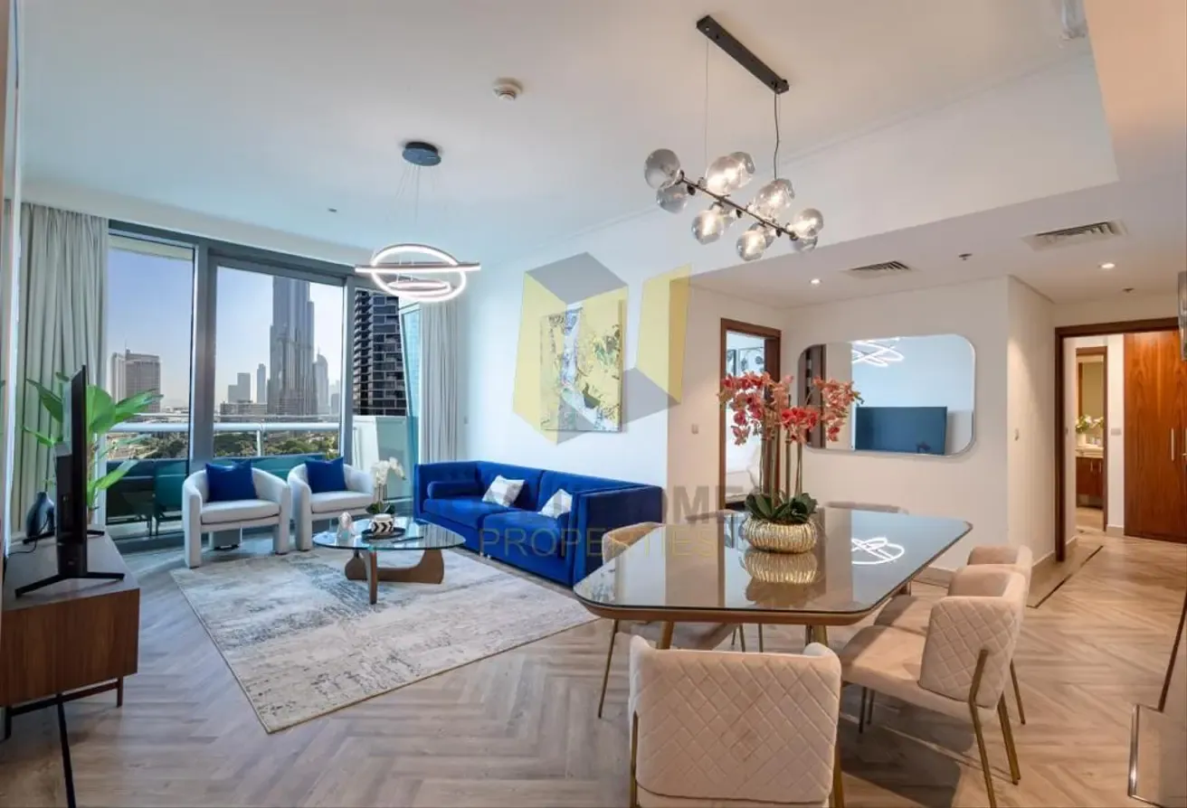 Upgraded Unit | Burj Khalifa View | Furnished