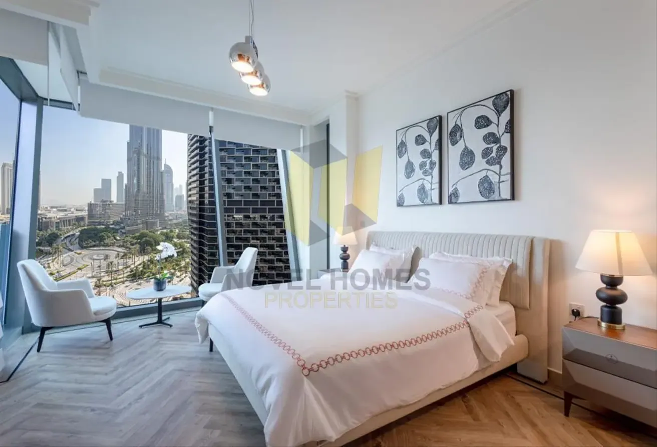 Upgraded Unit | Burj Khalifa View | Furnished