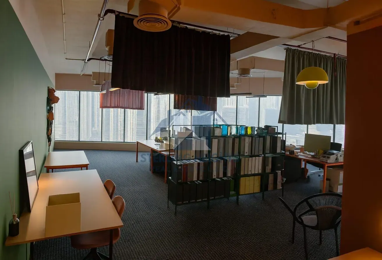 Exclusive | Fully Fitted Office | Burj & Canal View | Rented /High ROI Investment