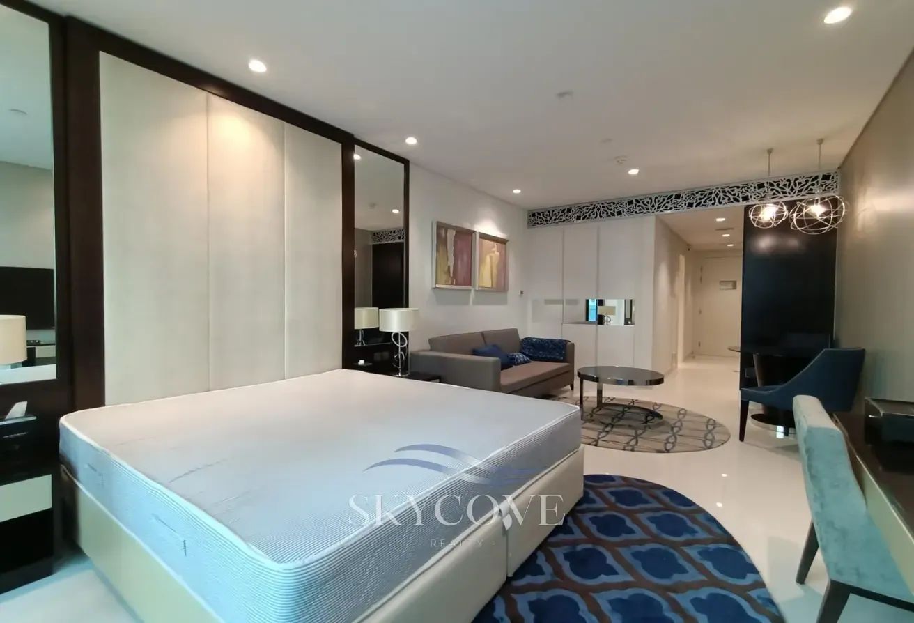 Studio with Balcony | Fully Furnished | 12 Cheques