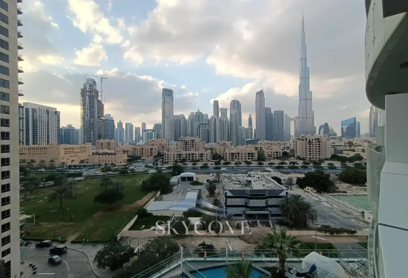 Studio with Balcony | Fully Furnished | 12 Cheques
