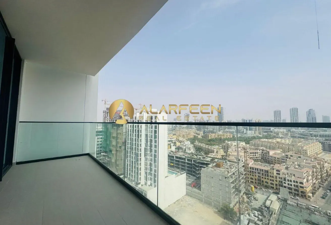 Skyline View 1BR | Binghatti Azure | Balcony