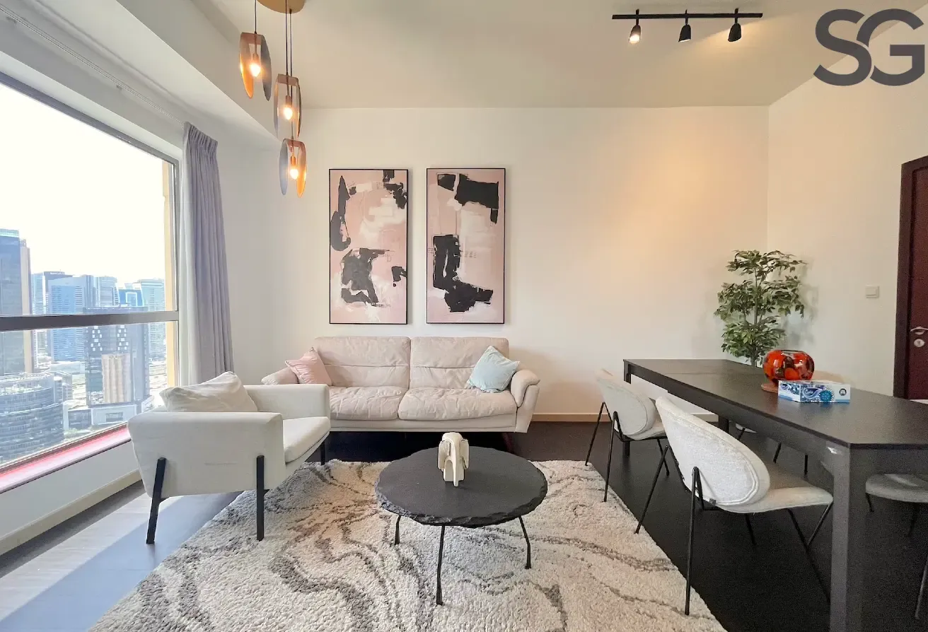 Furnished 1-Bedroom | High Floor | Marina View