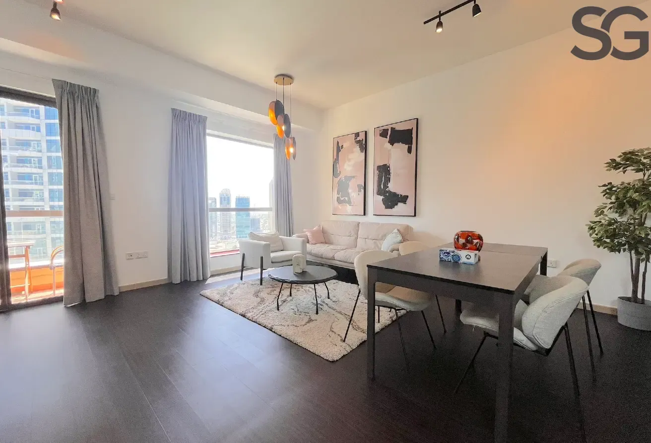 Furnished 1-Bedroom | High Floor | Marina View