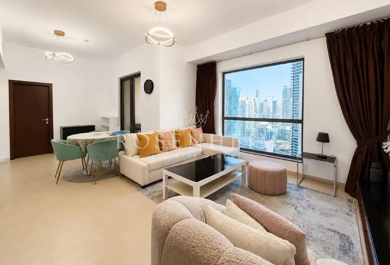 Open Marina Views | Fully Furnished | High Floor