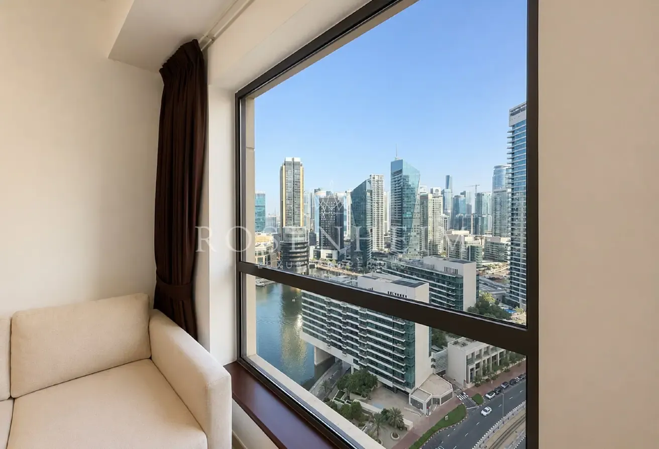 Open Marina Views |  Fully Furnished |  High Floor