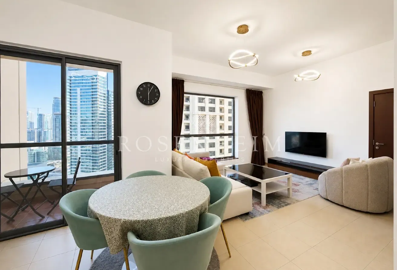 Open Marina Views |  Fully Furnished |  High Floor