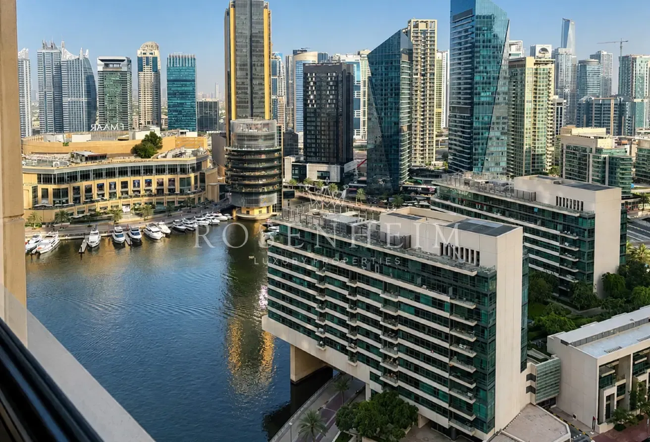Open Marina Views |  Fully Furnished |  High Floor