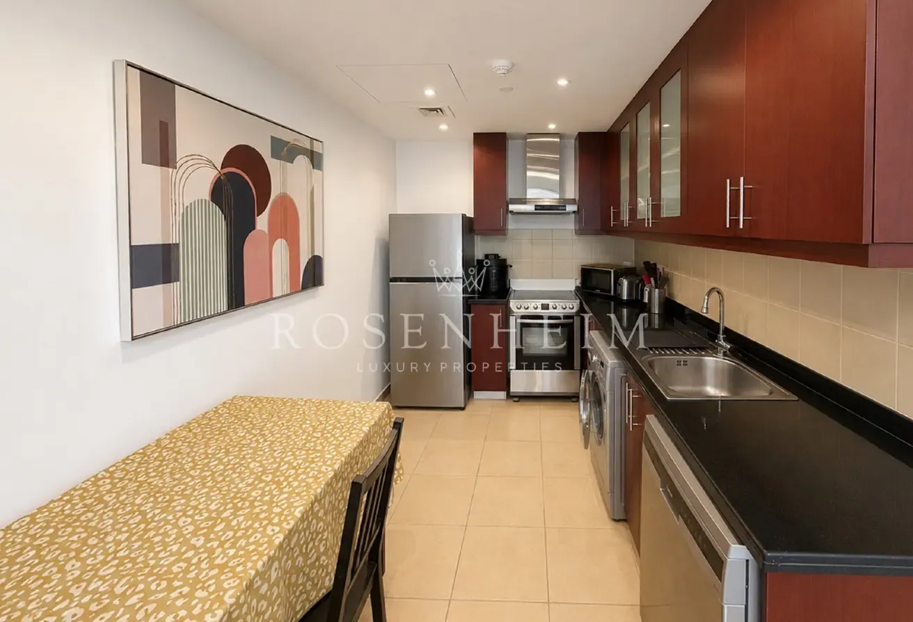 Open Marina Views |  Fully Furnished |  High Floor