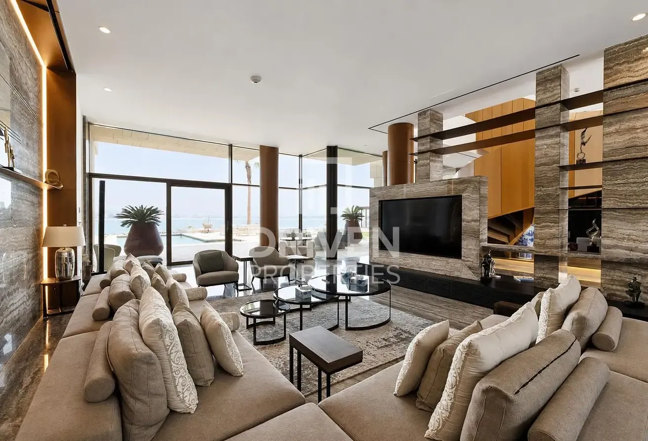 Prestigious Waterfront Mansion with Open Sea Views