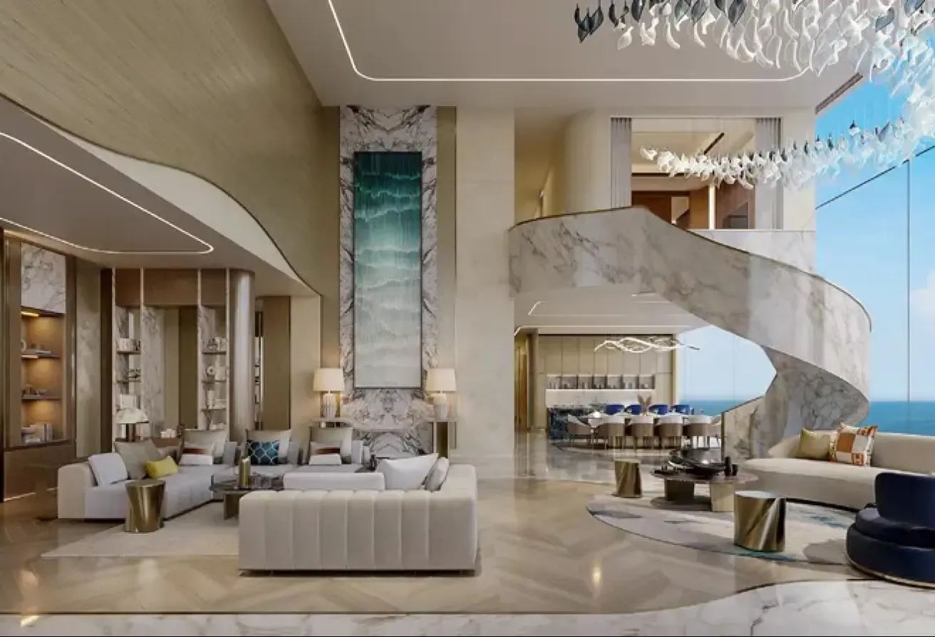 Luxury 4BR | Beachfront Living | Prime Community