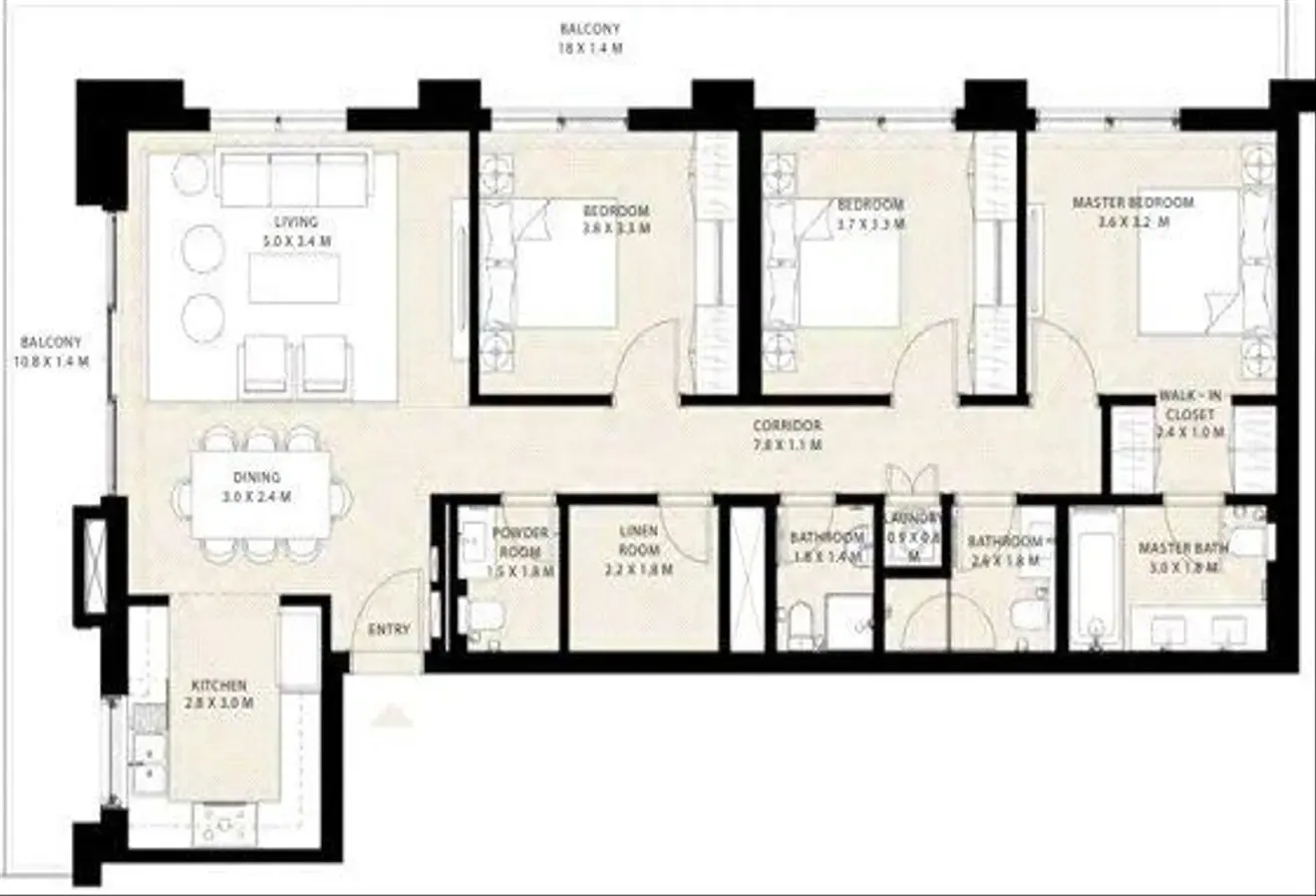 Panoramic Park View | Corner Unit | Largest Layout