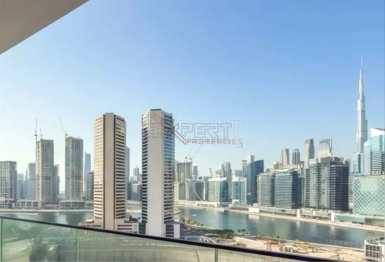 Fully Furnished | Canal & Burj View | Vacant Unit