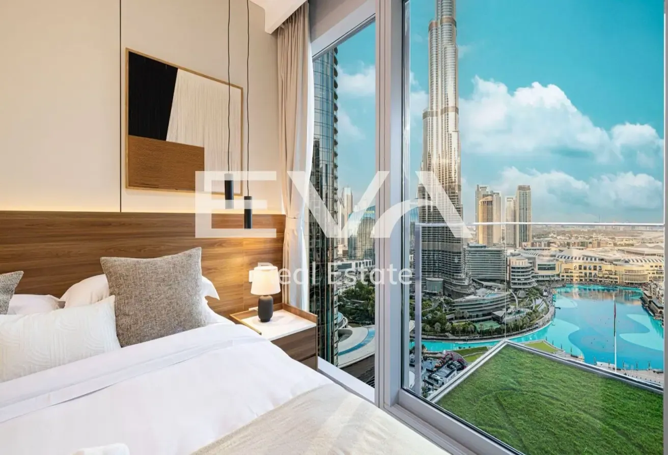 BURJ KHALIFA VIEW | 3BR + MAIDS | FULLY FURNISHED
