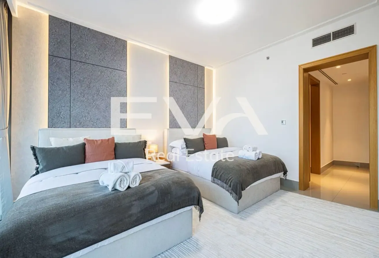 BURJ KHALIFA VIEW | 3BR + MAIDS | FULLY FURNISHED