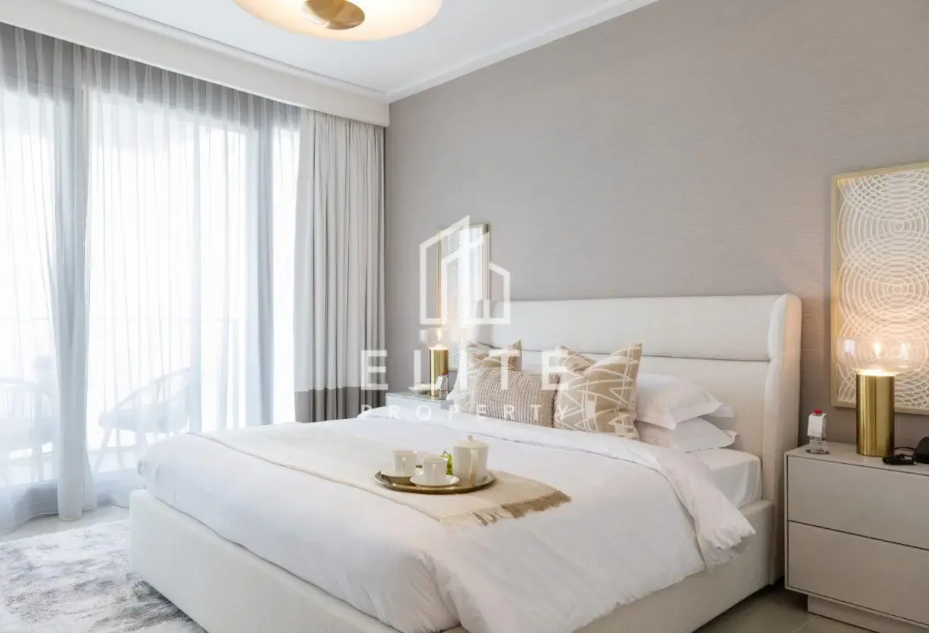 Furnished 3BR +Maid, High Floor, Burj Khalifa View