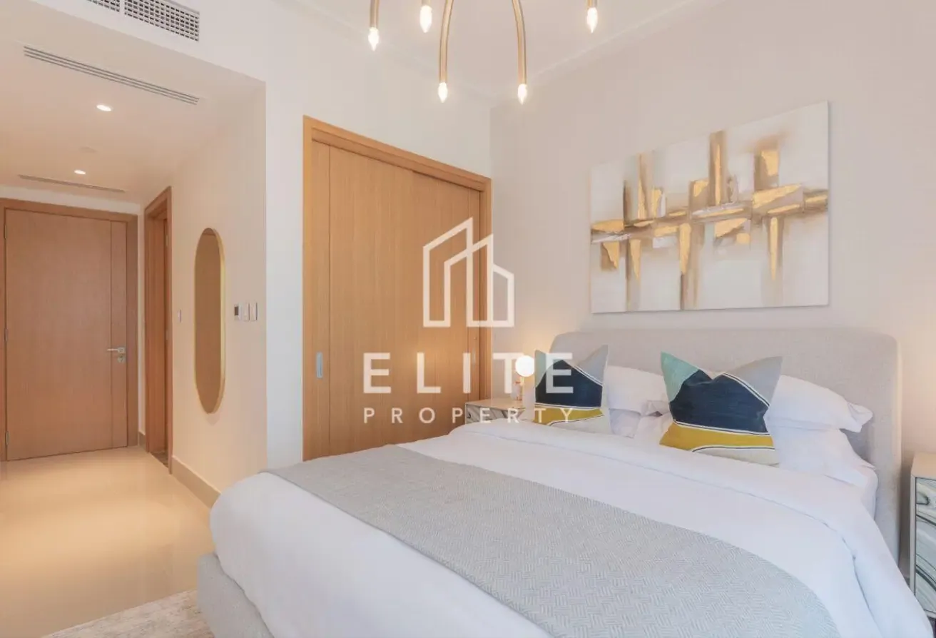 Furnished 3BR +Maid, High Floor, Burj Khalifa View