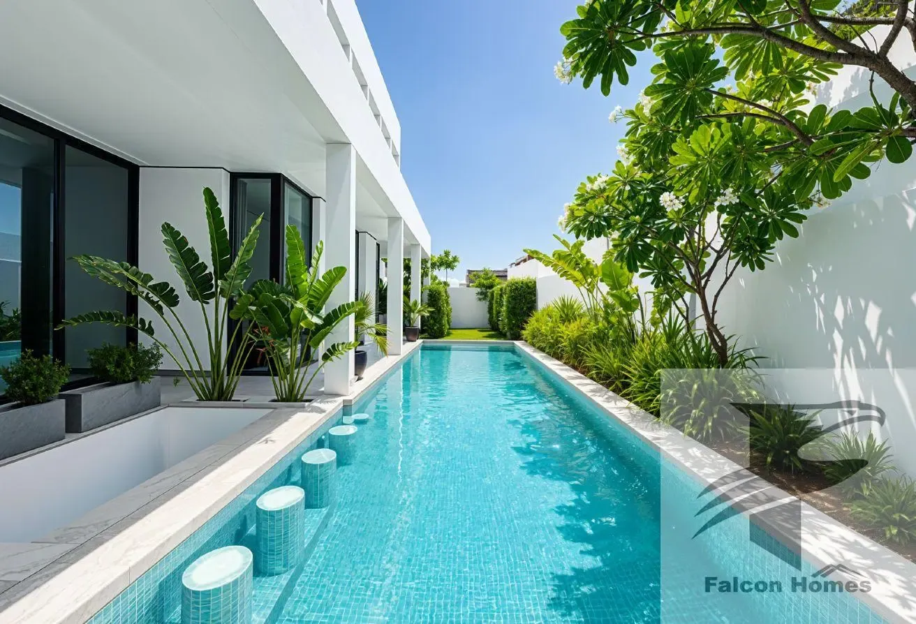 Modern Style 4BR Villa with Pool and Garden