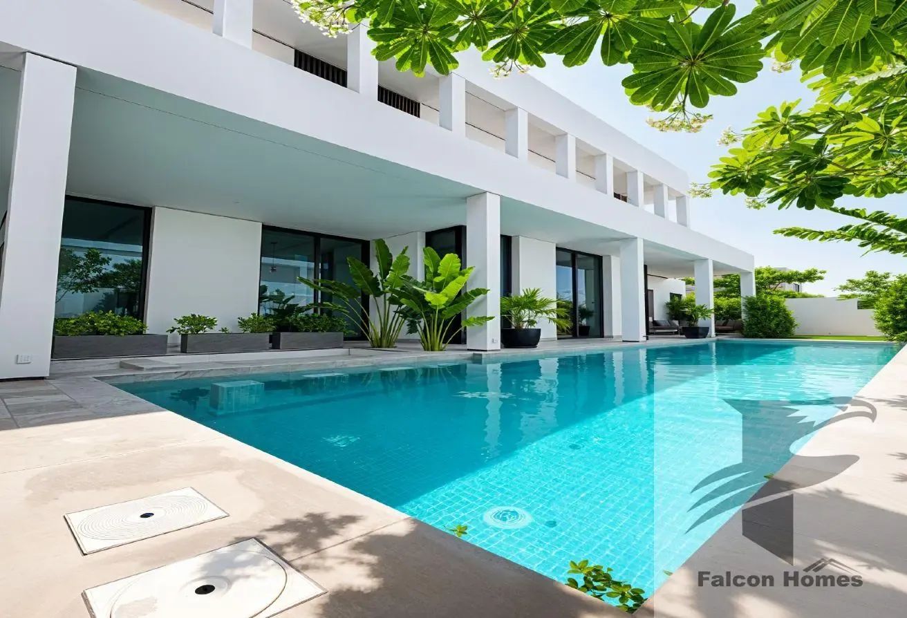Modern Style 4BR Villa with Pool and Garden