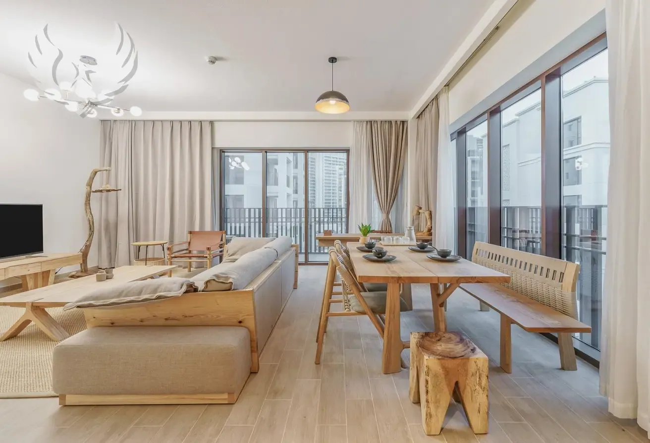 1587 sqft Layout |  Beach Access | With Maids Room