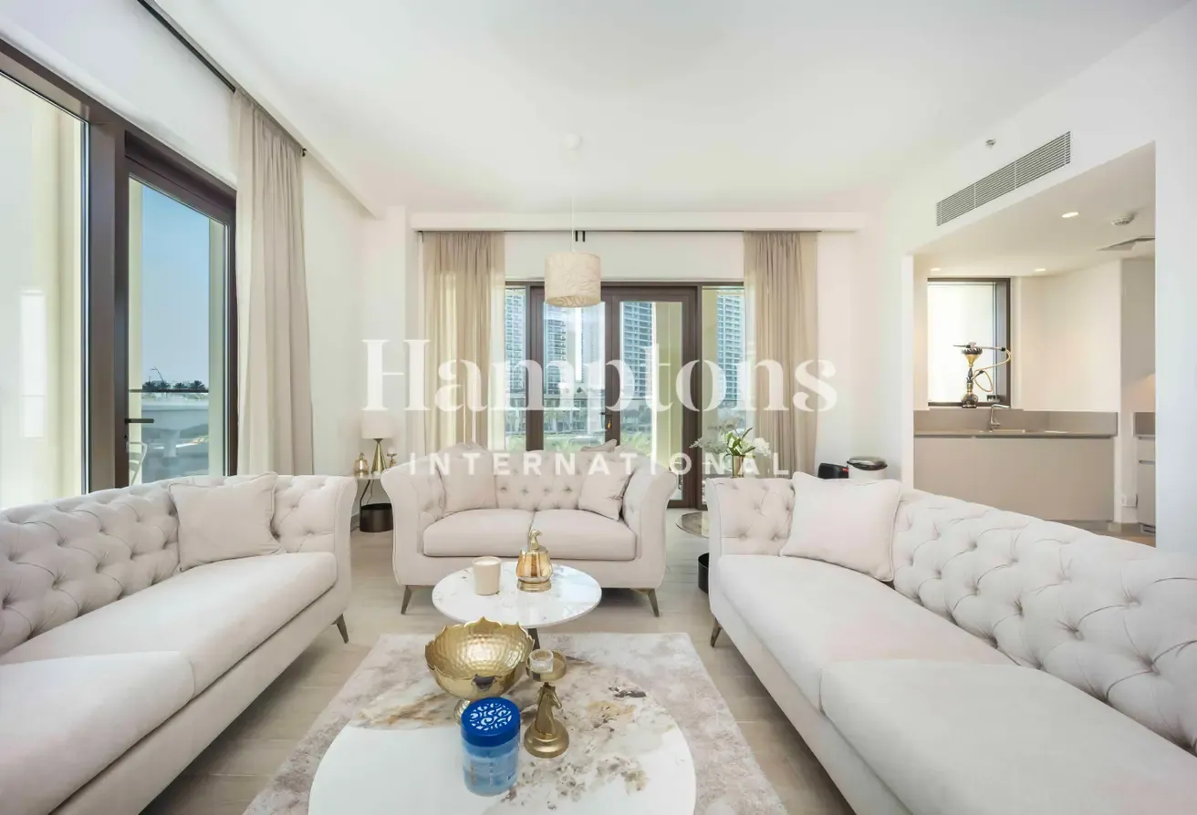Biggest Balcony | Water and Beach View | Furnished
