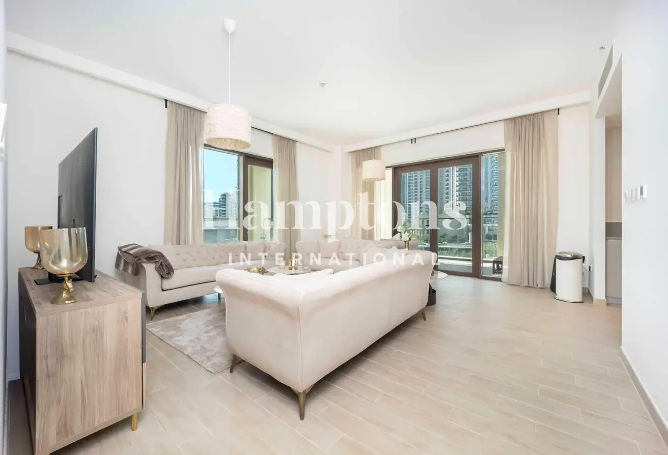 Biggest Balcony | Water and Beach View | Furnished