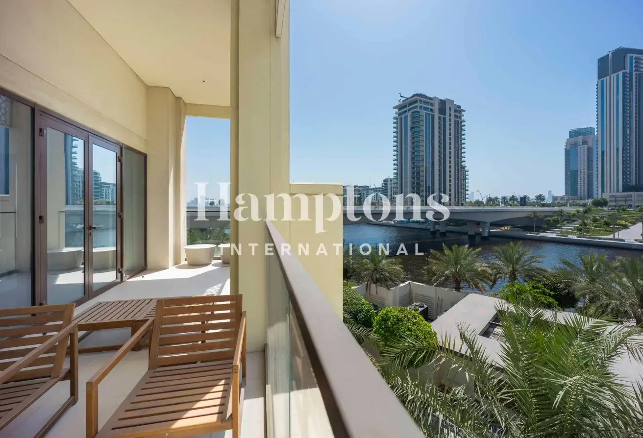 Biggest Balcony | Water and Beach View | Furnished