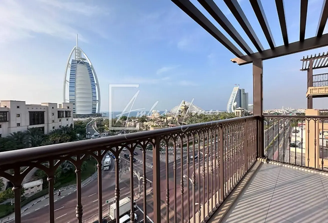Most Stunning 3br | Burj Al Arab View | Furnished