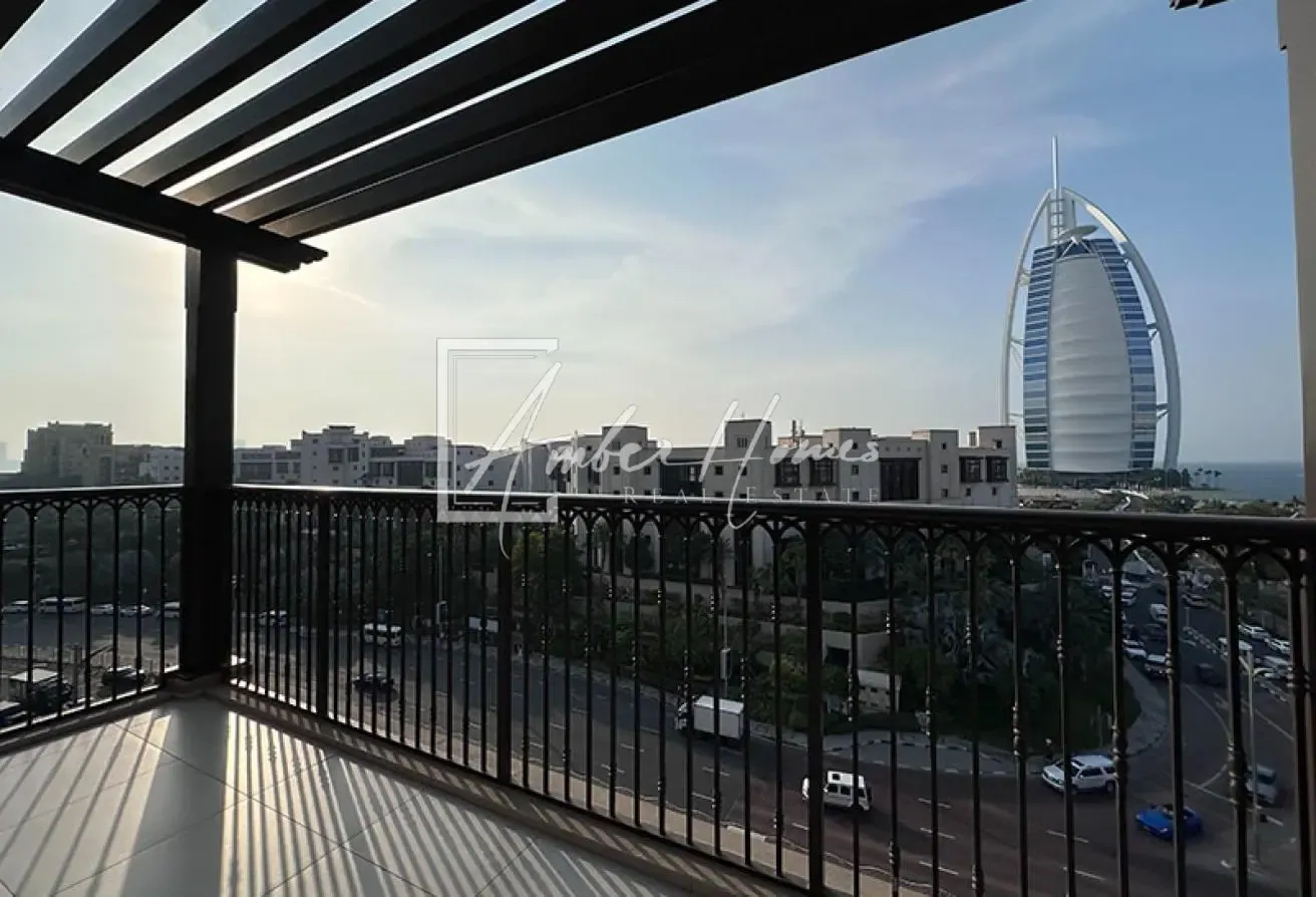 Most Stunning 3br | Burj Al Arab View | Furnished