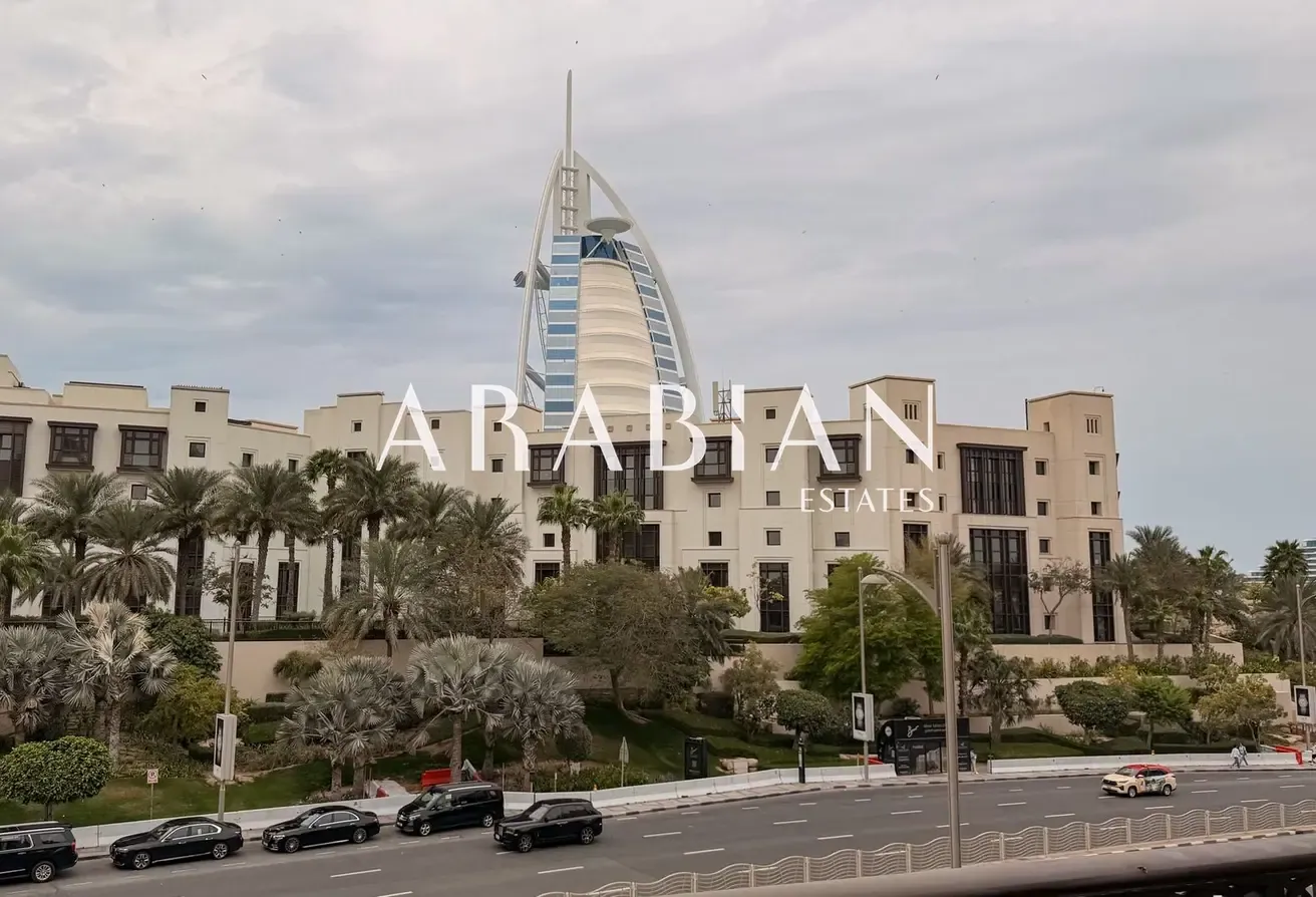 Burj Al Arab View | Spacious | 3BR + Maids