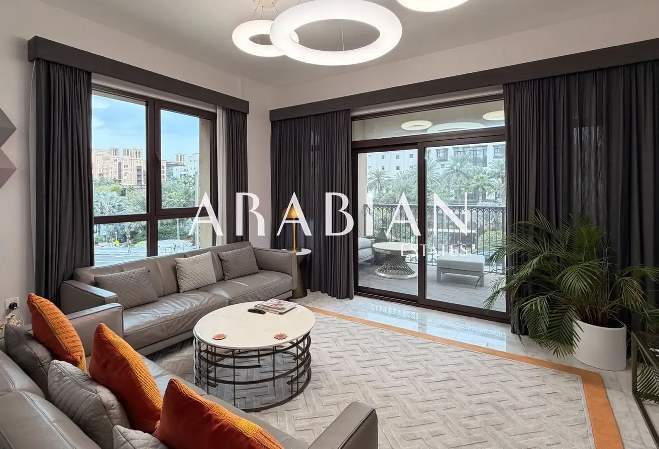 Burj Al Arab View | Spacious | 3BR + Maids