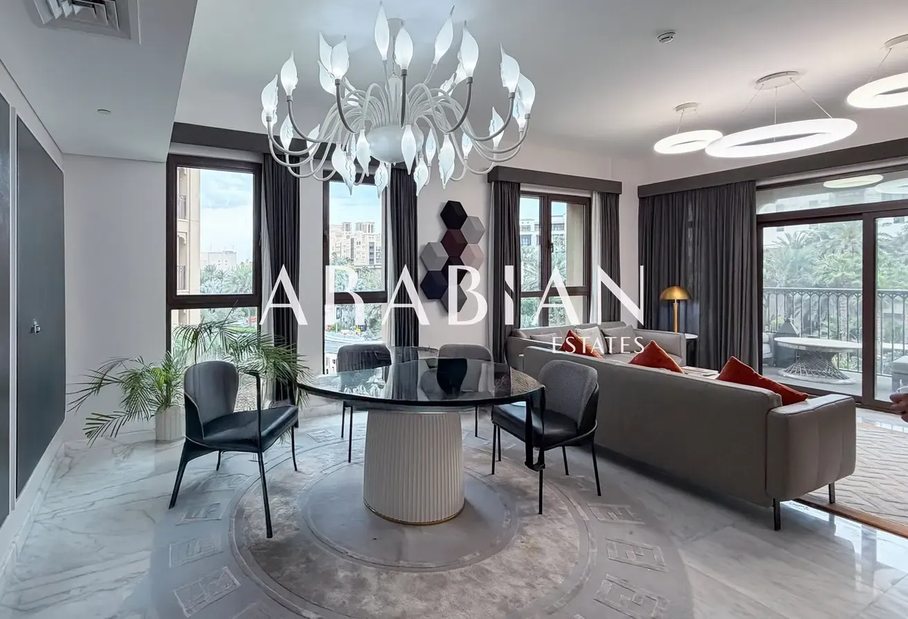Burj Al Arab View | Spacious | 3BR + Maids