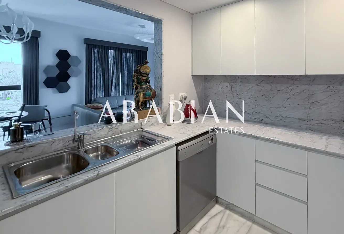 Burj Al Arab View | Spacious | 3BR + Maids