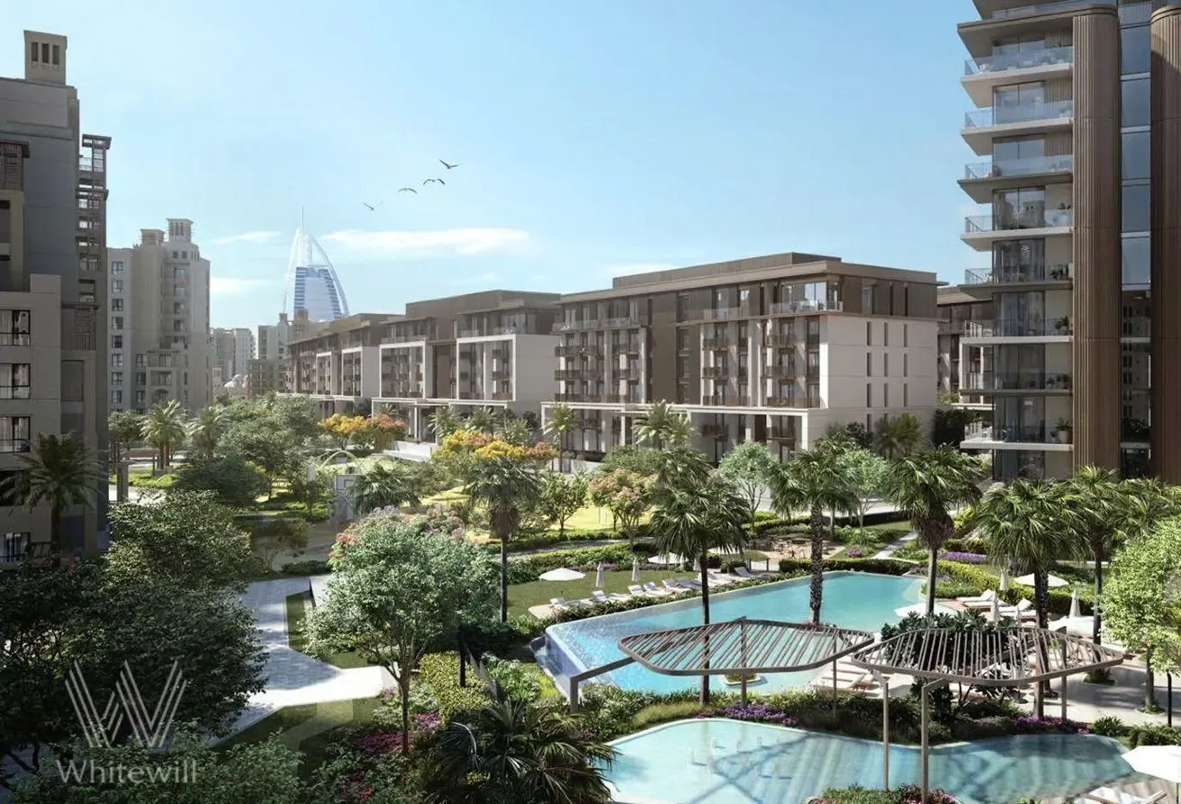 Burj Al Arab and Park View | Corner Unit |3BR+Maid