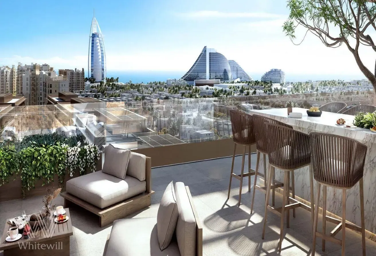Burj Al Arab and Park View | Corner Unit |3BR+Maid