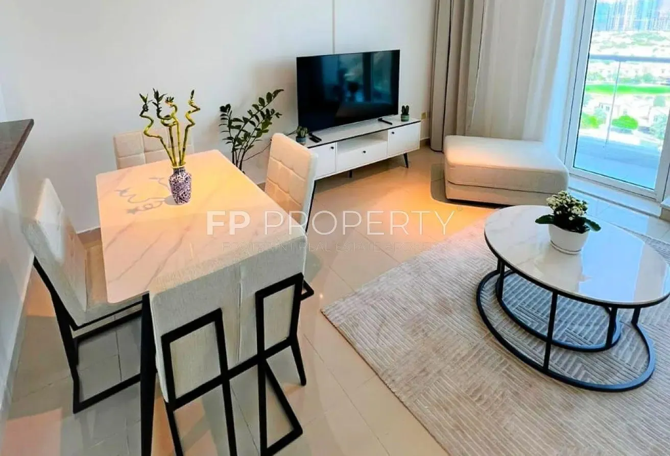 Fully Furnished | Golf Course View | Higher Floor