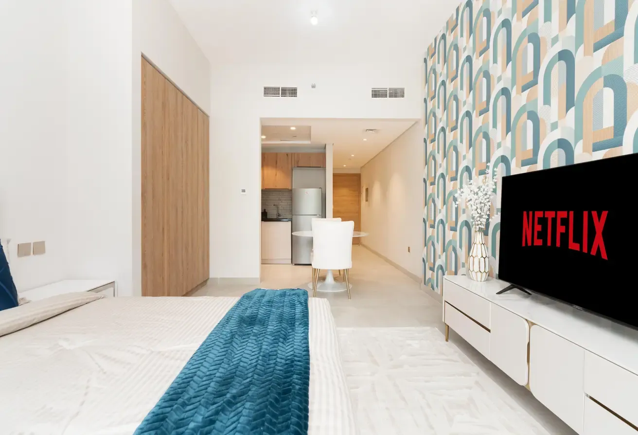 Modern Studio Apartment | Bright Interiors | JVC
