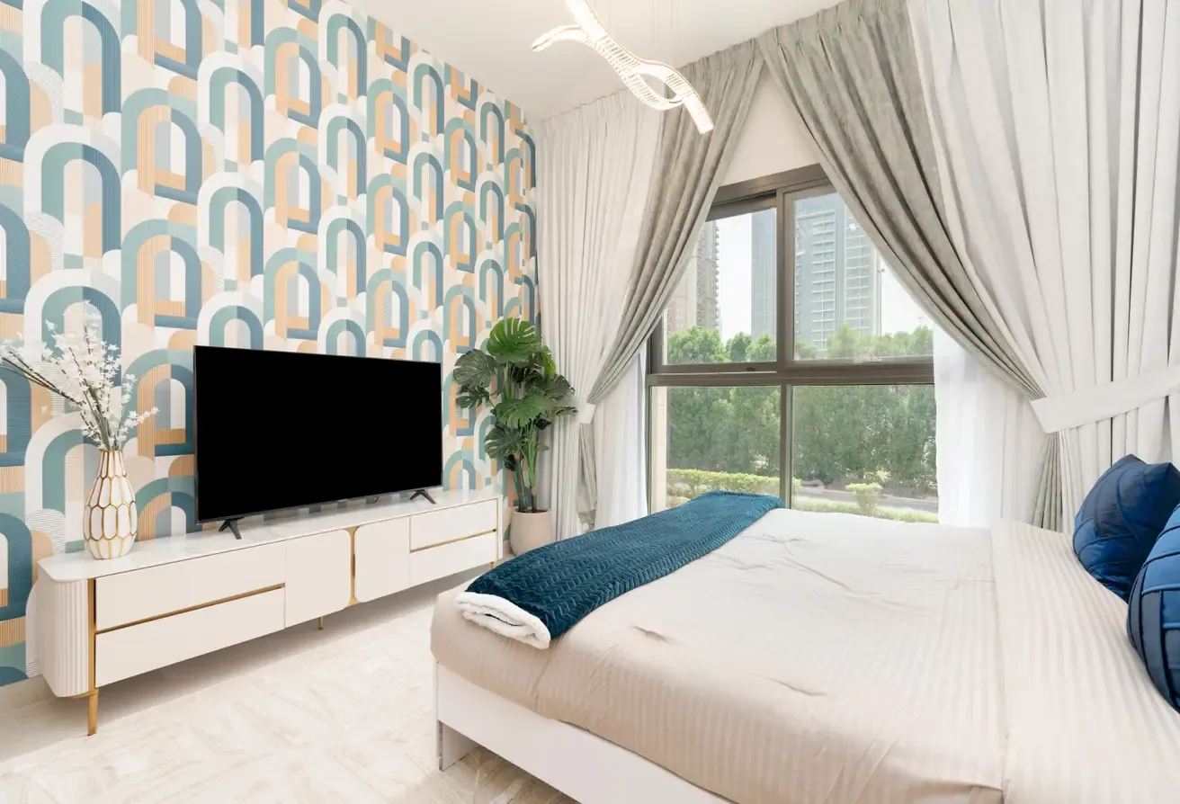 Modern Studio Apartment | Bright Interiors | JVC