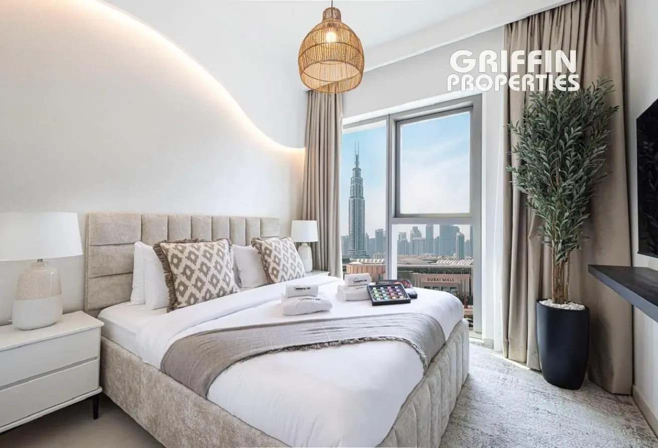 Fully Furnished 2 BED | Burj View | Mid floor
