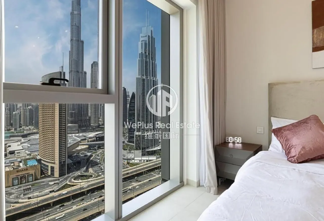 Full Burj Khalifa View | Vacant | Fully Furnished