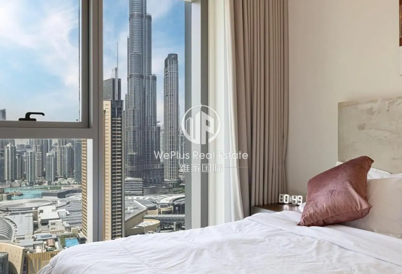 Full Burj Khalifa View | Vacant | Fully Furnished