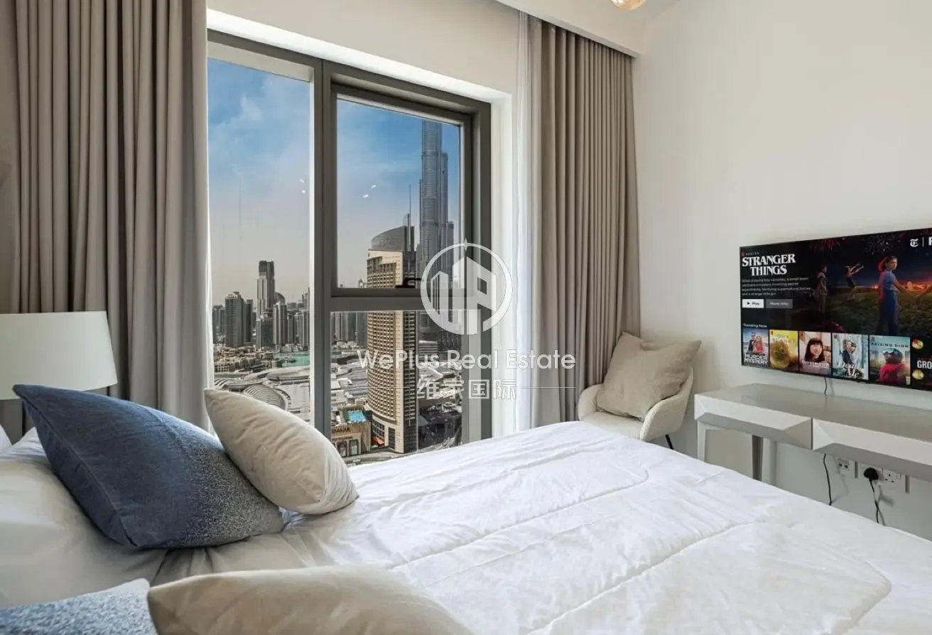 Full Burj Khalifa View | Vacant | Fully Furnished
