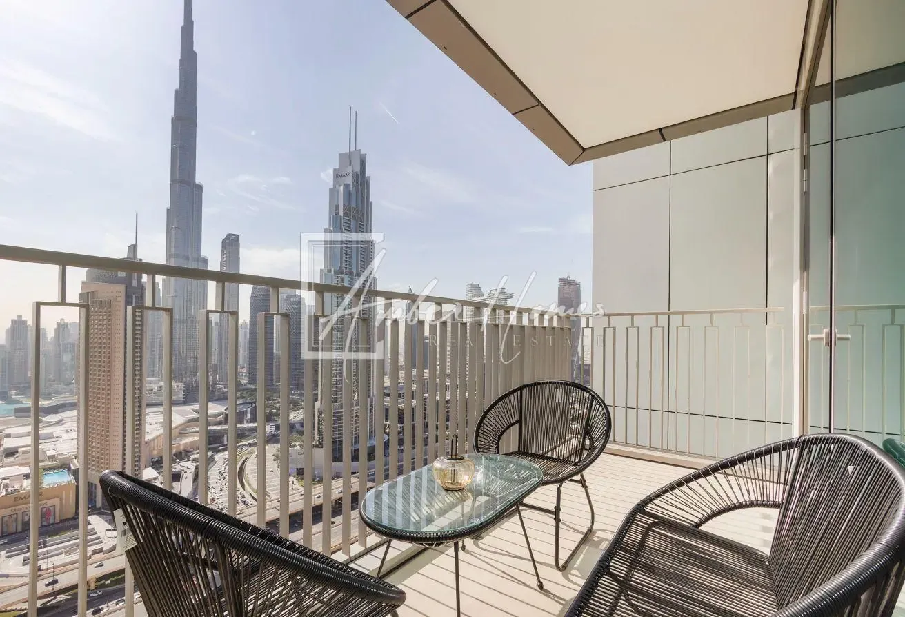 Upgraded High Floor | Full Burj and Fountain View
