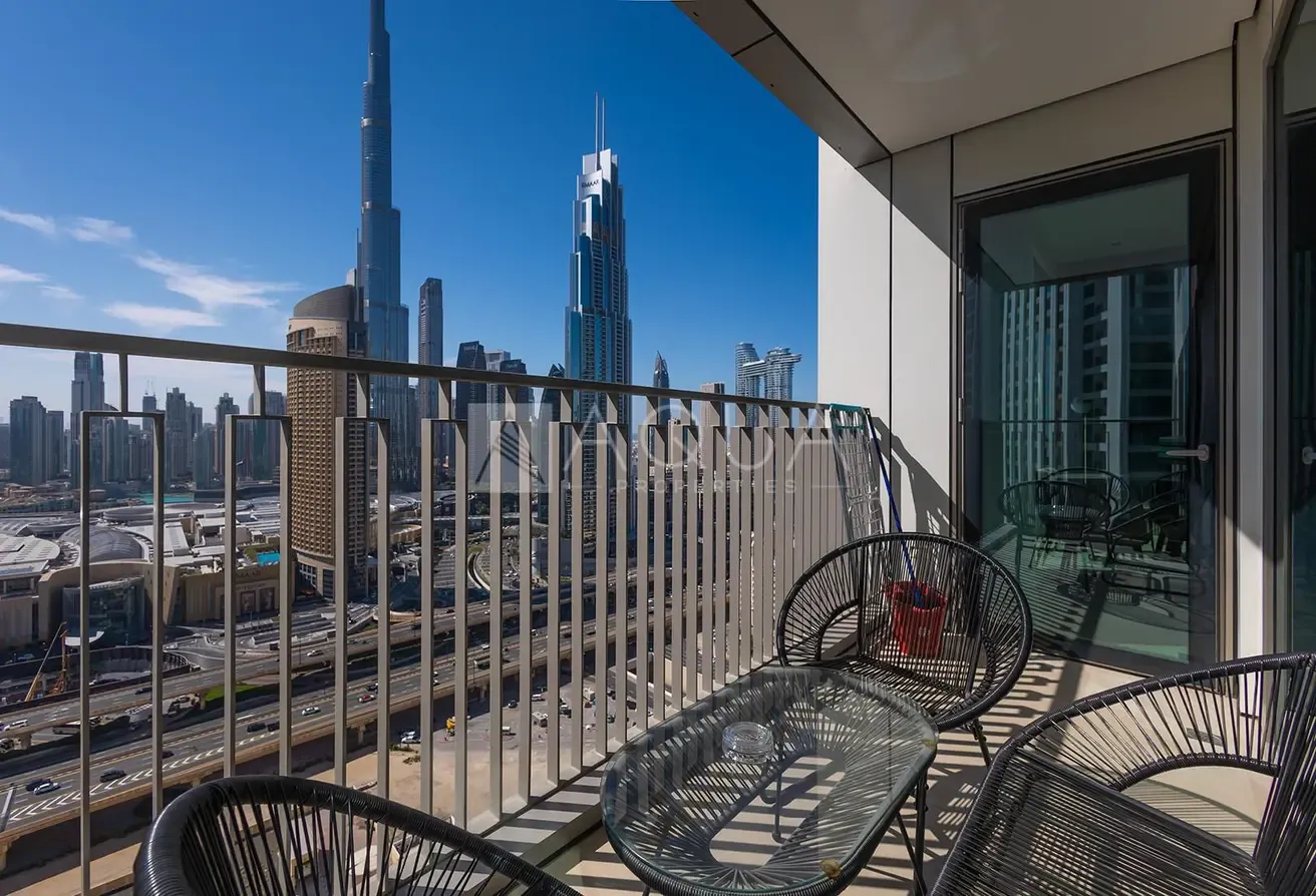 Upgraded and Furnished With Burj View