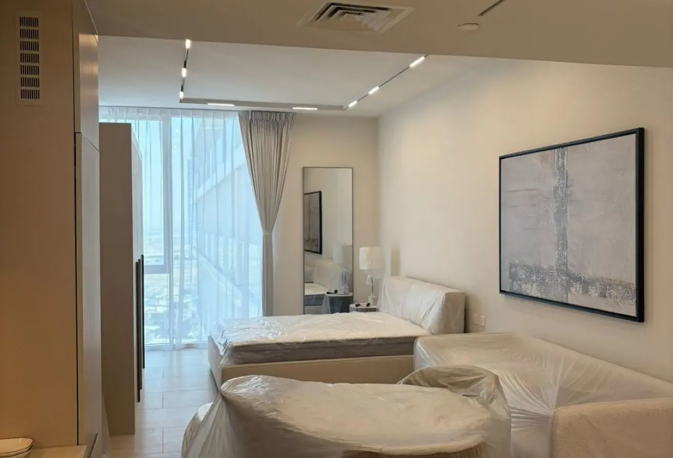 Furnished Studio Apartment with Balcony
