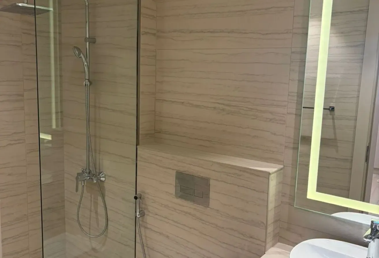 Furnished Studio Apartment with Balcony
