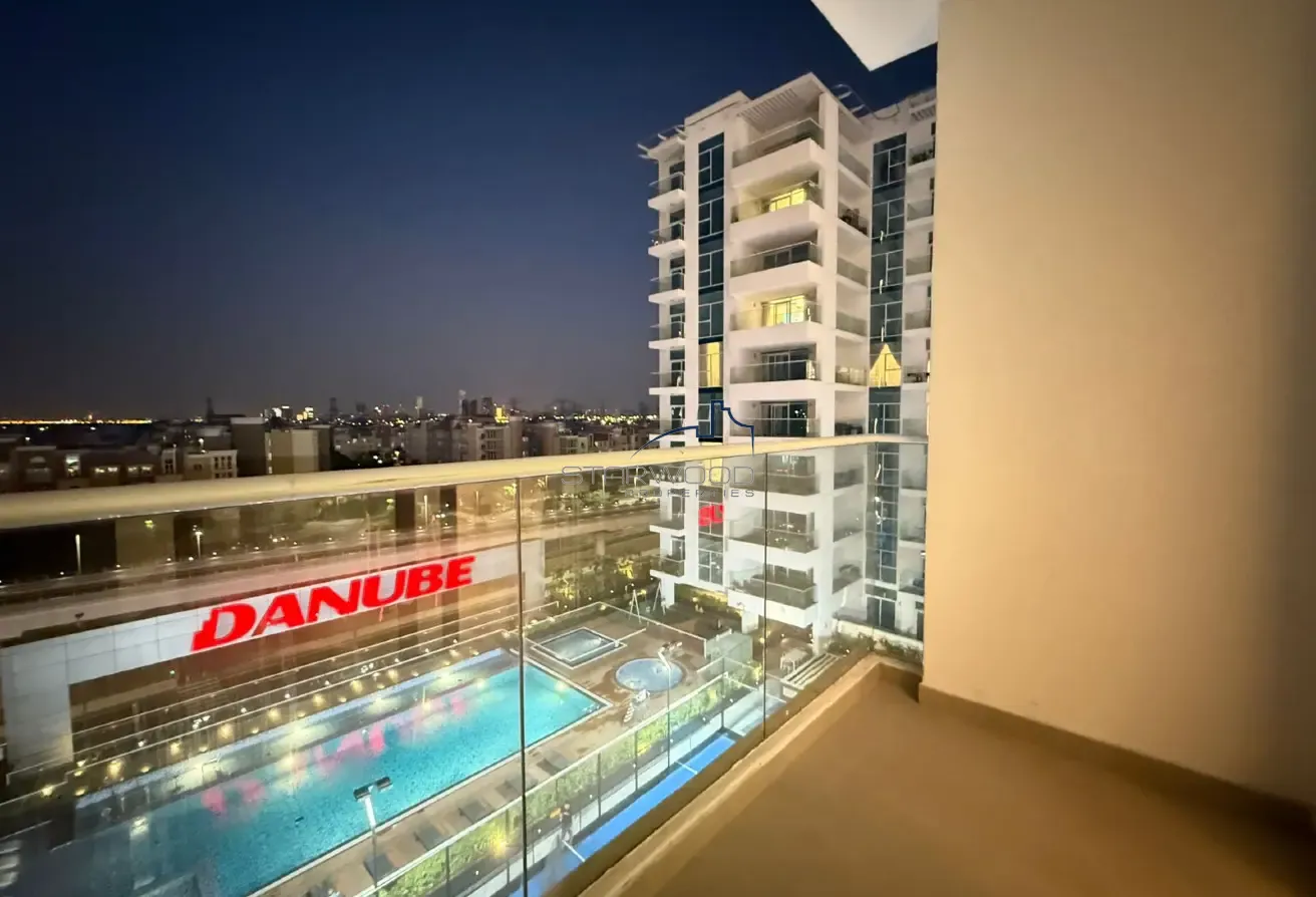 Pool View | Spacious 2 Bedroom With study
