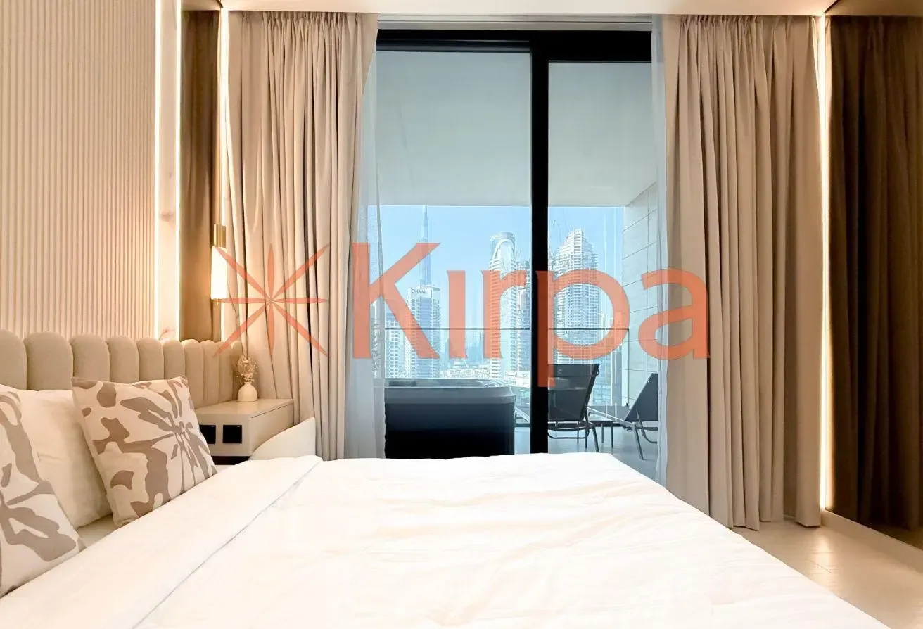 Furnished 2BR | Burj Khalifa View | Ready to move