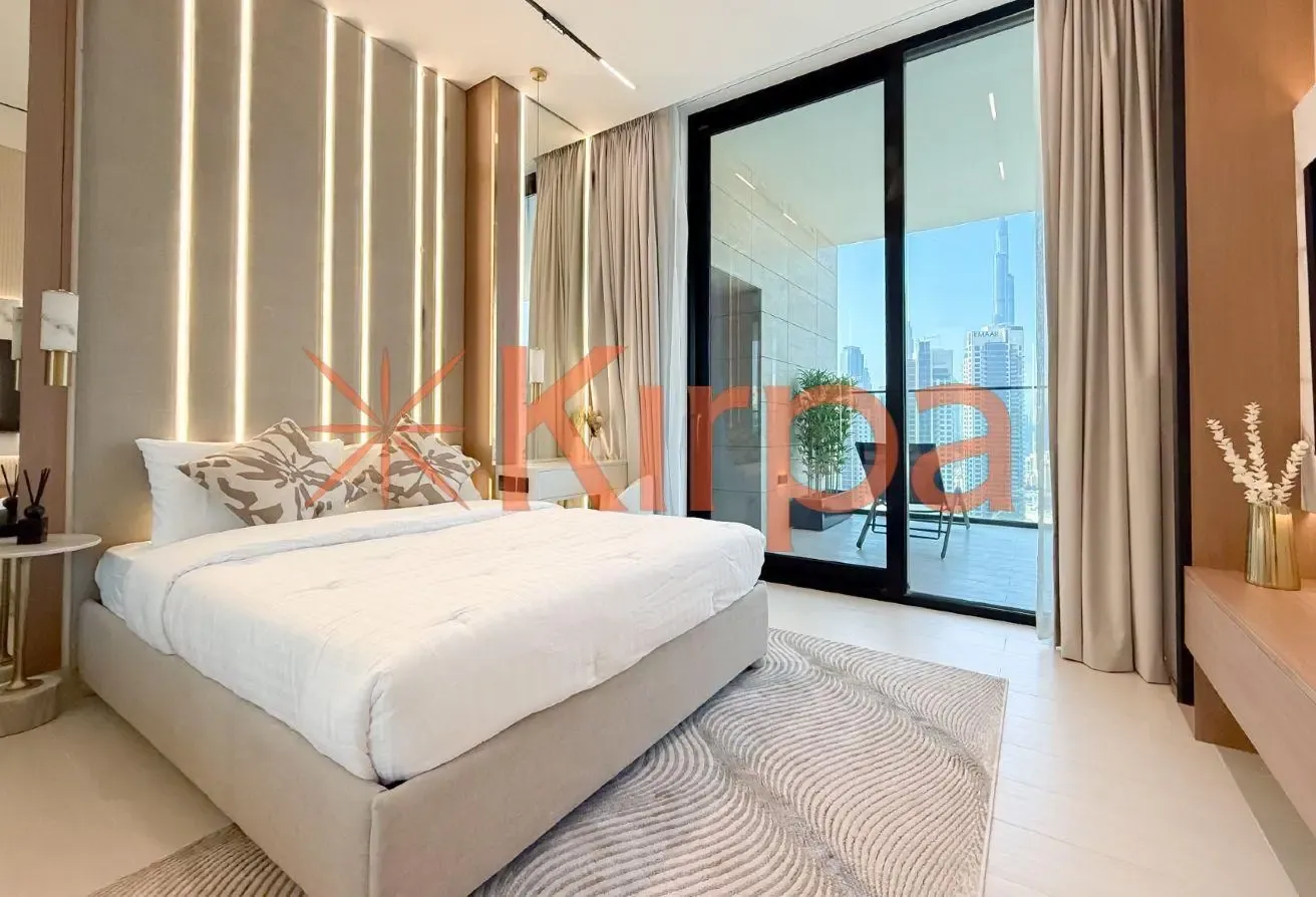 Furnished 2BR | Burj Khalifa View | Ready to move