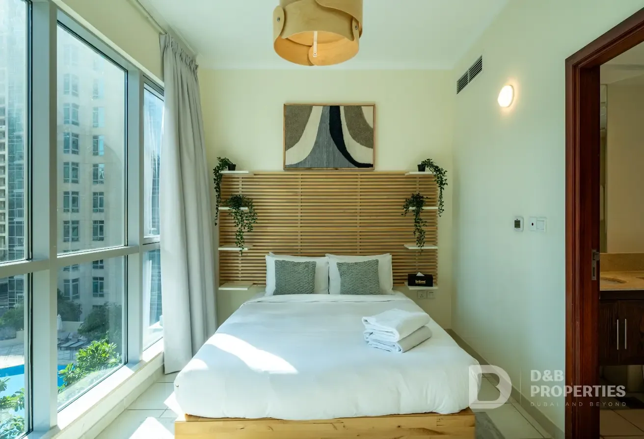 Fully Furnished | Pool View And Partial Lake View